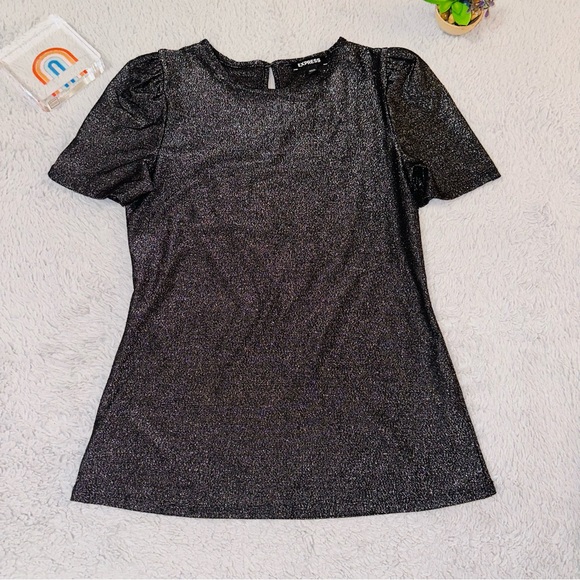 Express metallic sparkle top - Picture 6 of 9